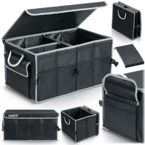 Organizator auto HM-990, negru | Humberg vă va ajuta să păstrați portbagajul mașinii dumneavoastră ordonat datorită compartimentelor sale practice și designului pliabil.