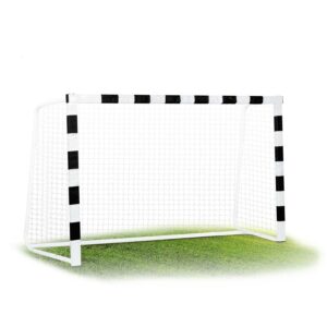 Poartă de fotbal NS-465, 300x200x90cm, alb-negru | Neo-Sport este ideal pentru antrenamentul acasă și pentru jocurile recreative în grădină.