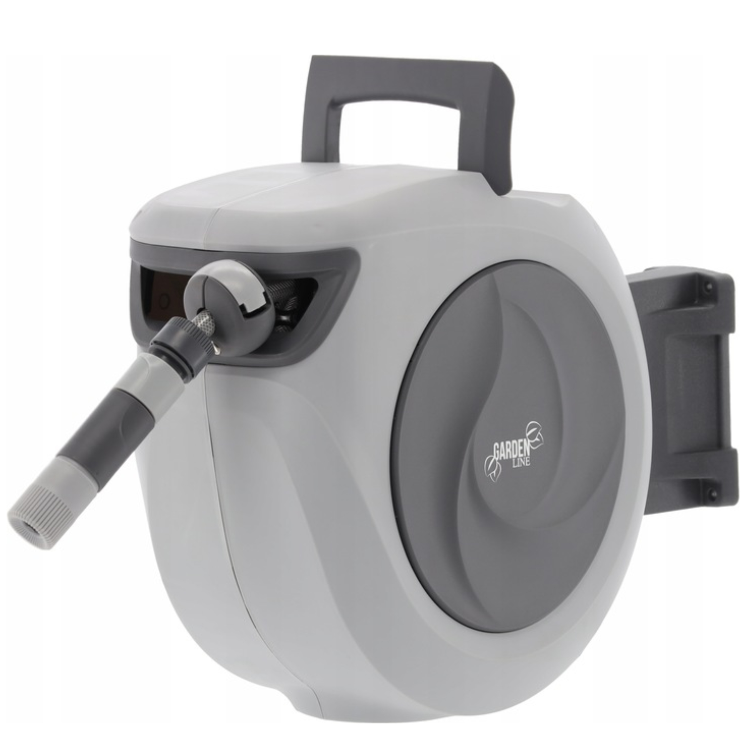 Rolă automată pentru furtun, 30 m, gri Garden Line (2)