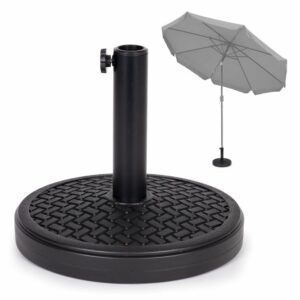 Suport pentru umbrelă, 12 kg, negru | MultiGarden este ideal pentru umbrele de grădină mai mici, asigurând o prindere fermă și protecție împotriva răsturnării.