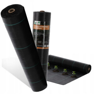 Agrotextil de grădină 135g/m2, 1.6mx50m, negru | Garden Line suprimă eficient creșterea buruienilor, permite trecerea apei și aerului și protejează solul de lumina soarelui.