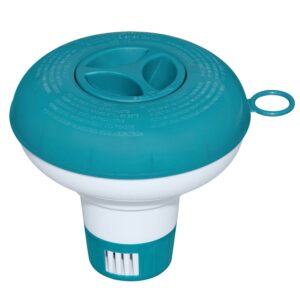 Dispenserul plutitor de substanțe chimice 58210 | Bestway este un instrument practic și simplu pentru a menține apa din piscină curată și sănătoasă.