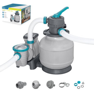 Filtrare cu nisip pentru piscine, 8327l/h | Bestway purifică apa din piscinele mai mari și asigură circulația și curățenia constantă a acesteia pe tot parcursul sezonului.
