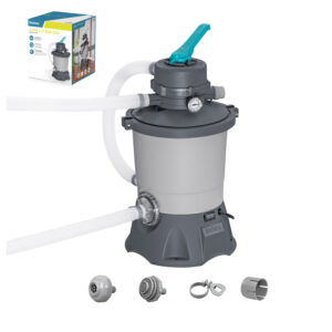 Filtrare cu nisip pentru piscine, 3028l/h | Bestway purifică apa din piscinele mai mari și asigură circulația și curățenia constantă pe tot parcursul sezonului.