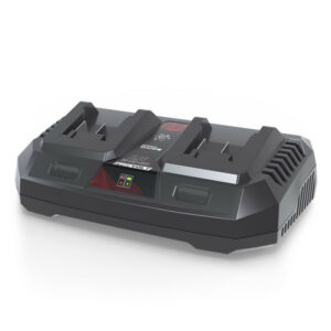 Încărcătorul dual LG 2-18-30 | Güde este un încărcător dual compact pentru baterii Li-Ion de 18V din seria E³, care se poate încărca rapid datorită celor două sloturi.
