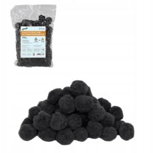 Bile filtrante, 700g, negre | Garden Line sunt un înlocuitor ecologic pentru nisipul din filtrele de piscină, asigurând o purificare eficientă a apei.