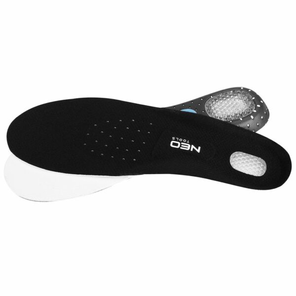 Branțuri cu gel pentru încălțăminte sport, 41-47 | NEO TOOLS sunt soluția perfectă pentru persoanele active care se așteaptă la confort, amortizare și protecție pentru picioare.