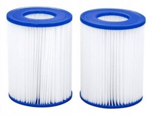 Cartuș filtru tip II, 2 buc | Bestway asigură purificarea apei în pompele de piscină cu cartuș și ajută la menținerea piscinei curate pe tot parcursul sezonului.