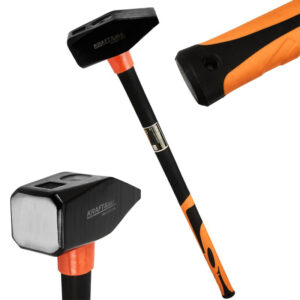 Ciocanul de tâmplar din fibră de sticlă, 5kg | KD255, oferind o forță de impact mare, este unealta ideală pentru lucrări solicitante de construcții și renovare.