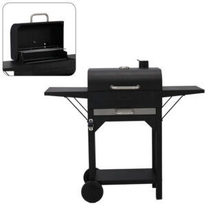 Grătarul pe cărbune BBQ6049 | Garden Line este un accesoriu practic și stabil pentru grătar, care asigură o manevrare confortabilă și o gătire uniformă.