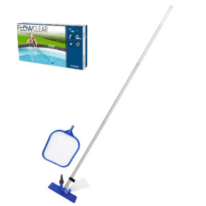 Kit-ul de curățare piscină 58013 | Bestway este un kit practic conceput pentru întreținerea ușoară a piscinelor cu diametrul de până la 3,96 m, care menține apa curată.