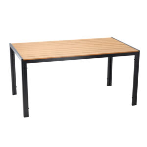 Masă de grădină, 150x90x73cm, neagră | Garden Line reprezintă combinația ideală între design elegant și durabilitate practică.