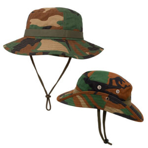 Pălărie Camuflaj 2 în 1, 60 cm | Trizand este un accesoriu ușor și respirabil, fabricat din nailon durabil, ideal pentru drumeții, pescuit sau excursii de vară.