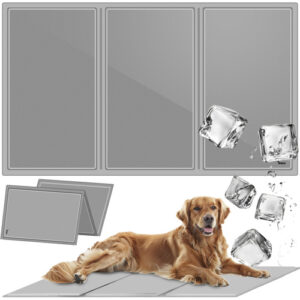 Pernă răcoritoare XXL, 110x70cm, gri | Purlov este o pernă răcoritoare cu gel pentru animale, ideală pentru utilizare în interior și în exterior în zilele de vară.