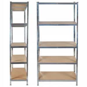 Raft metalic de depozitare, 220x100x45cm, 875kg | Malatec, cu o construcție solidă, este potrivit pentru depozitarea ordonată și sigură a uneltelor, cutiilor etc.
