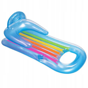 Saltea gonflabilă 2 în 1 King Cool, 160x85cm, albastră | INTEX este companionul ideal pentru zilele de vară petrecute la malul apei, fie la piscină, lac sau pe plajă.