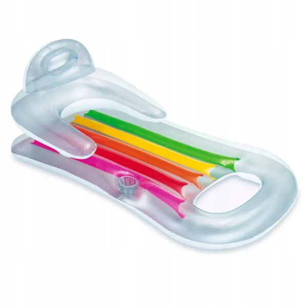 Saltea gonflabilă 2 în 1 King Cool, 160x85cm, argintie | INTEX este companionul ideal pentru zilele de vară petrecute la piscină, la lac sau pe plajă.