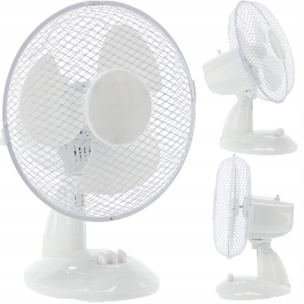 Ventilatorul de birou, 25W, alb | FAN9066 oferă o răcoare fiabilă și este ideal pentru birou sau acasă. Este ideal pentru casa sau biroul dumneavoastră.