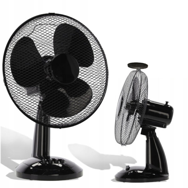 Ventilatorul de birou, 40W, negru | FAN9042 oferă funcționare silențioasă, oscilație și unghi reglabil pentru o răcoritoare eficientă la locul de muncă și acasă.