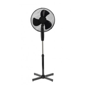 Ventilator de podea, 45W, negru | FAN9004 oferă un flux de aer răcoritor, înălțime reglabilă și oscilație pentru un confort maxim în zilele călduroase.