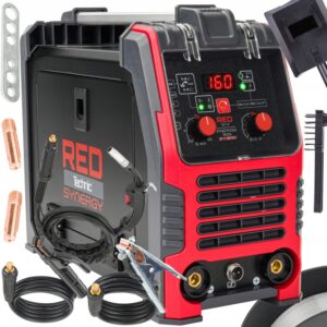 Aparatul de sudură invertor RTMSTF0154, FCAW FLUX/MMA/LIFT-TIG | RED TECHNIC este un aparat de sudură MIG invertor practic pentru sudură universală.