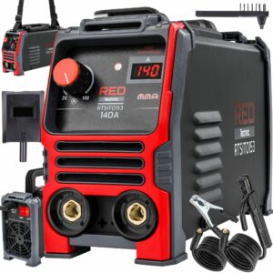 Aparatul de sudură invertor RTSIT0153, MMA, 5.8kVA | RED TECHNIC este un dispozitiv practic și fiabil, potrivit pentru sudarea eficientă atât în ​​condiții casnice, cât și profesionale.