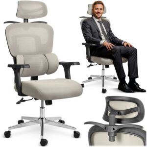 Scaunul de birou Talin, Gri | Sofotel combină designul cu o ergonomie ridicată, fiind ideal pentru munca pe termen lung la birou sau acasă.