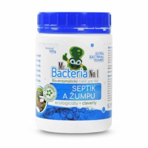Bacterii pentru fose septice și fose septice, 500g | Mr. Bacteria menține fosa septică sau fosa septică curată și fără mirosuri folosind bacterii naturale.