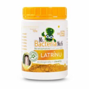 Bacterii pentru latrine, 500g | Mr. Bacteria descompune deșeurile din latrine și toalete uscate, reduce mirosurile și menține curățenia fără a fi nevoie de goliri frecvente.