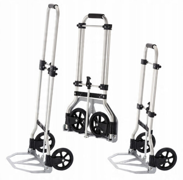 Cărucior manual pentru transport, 38x39x96cm, 70kg | Garden Line este un ajutor ușor și compact, ideal pentru transportul încărcăturilor în casă, depozit sau în timpul mutărilor.
