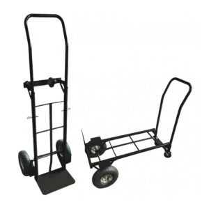 Cărucior universal de transport 2în1, 150kg, negru | Garden Line