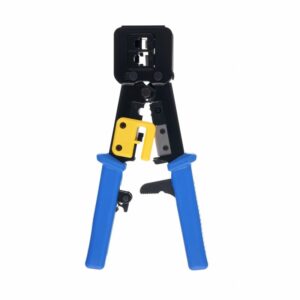 Clește de sertizare RJ45 | KD10883 este o unealtă manuală robustă, concepută pentru asamblarea precisă și fiabilă a conectorilor RJ45.