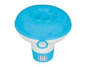 Dispenserul plutitor pentru substanțe chimice 29040 | INTEX este un ajutor practic și simplu pentru menținerea apei curate și sănătoase în piscina dumneavoastră.