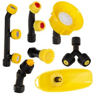 Set duze pulverizator, 7 buc | GEKO vă permite să personalizați tipul de pulverizare pentru diferite aplicații în grădină, livadă sau seră.