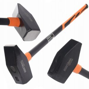 Ciocanul de tâmplar din fibră de sticlă, 10 kg | KD256, oferind o forță de impact mare, este unealta ideală pentru lucrări solicitante de construcții și renovare.