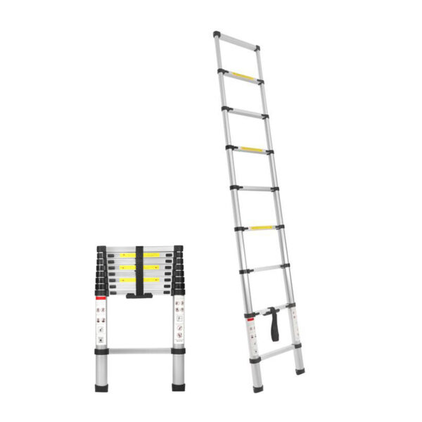 Scară telescopică din aluminiu, 8 trepte | KD4072