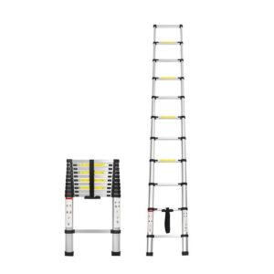 Scară din aluminiu, telescopică, cu 10 trepte | KD4073 este ajutorul ideal pentru munca de zi cu zi acasă, în grădină sau în atelier.