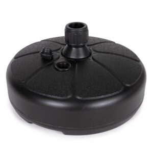 Suportul pentru parasolar, reîncărcabil, 13L | MultiGarden, datorită construcției sale durabile, asigură stabilitatea parasolarelor de grădină mai mici.