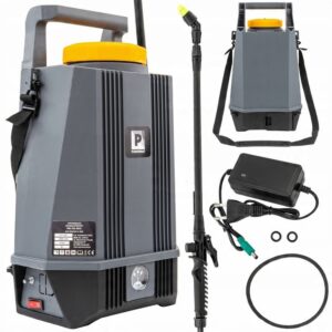 Pulverizatorul fără fir, 8L | PM-OA-8KA este un instrument ergonomic și versatil pentru pulverizarea plantelor, dezinfectarea sau curățarea fără a fi nevoie de o conexiune la rețea.