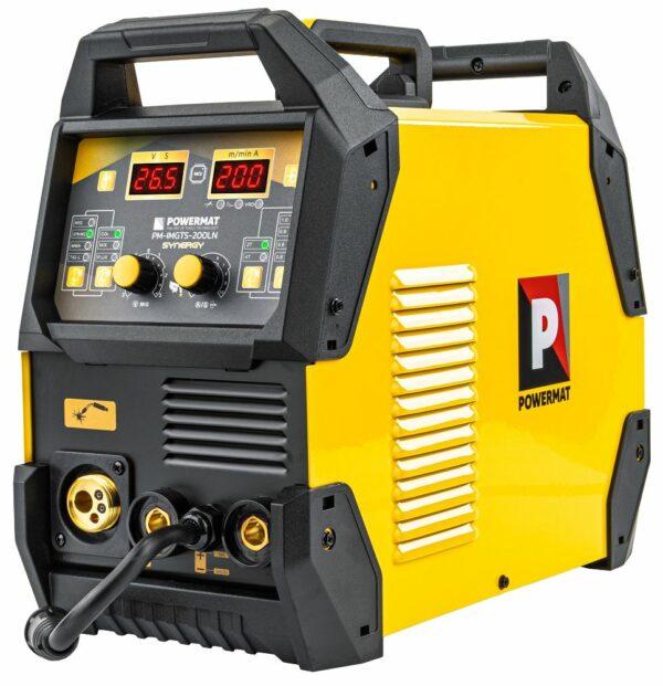 Aparat de sudură cu invertor, 7.9kVA | PM-IMGTS-200LN permite sudarea eficientă a diferitelor tipuri de materiale într-o gamă largă de grosimi de material.