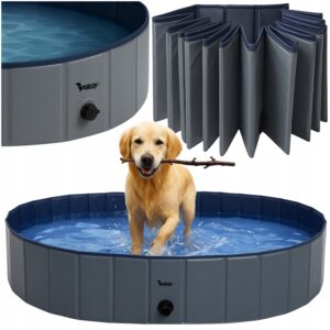 Piscina pentru câini, 160x30cm, 600L | Purlov este ideală pentru împrospătarea, reabilitarea sau activitățile jucăușe ale animalului dvs.