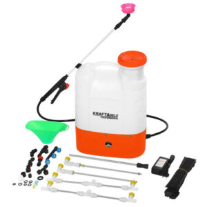 Pulverizatorul cu baterie, 16L | KD2032 permite pulverizarea convenabilă și uniformă a plantelor fără pompare manuală, ideal pentru grădini, livezi.