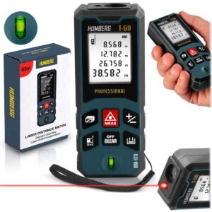Telemetrul laser HM-173, 60m | Humberg permite măsurarea rapidă și precisă a distanței și este convenabil de utilizat pe șantiere și în interior.