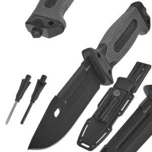 Cuțit tactic BLACK SURVIVAL SERIES, 275/135mm | GEKO