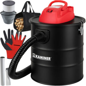 Aspirator de cenușă ODK006 cu accesorii, 15L | Kaminer este un aspirator compact conceput pentru curățarea ușoară a cenușii de pe șeminee, grătare și sobe.
