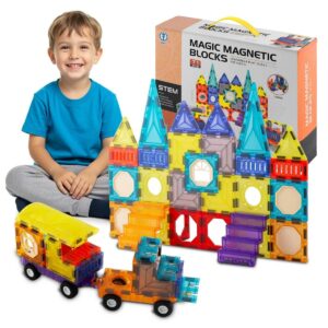 Set de construcție magnetic RK-782, 71 buc | Ricokids