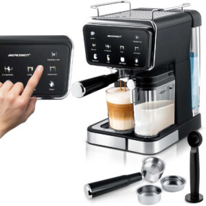 Cafetiera cu pârghie BD-773, 20bar, neagră | Berdsen