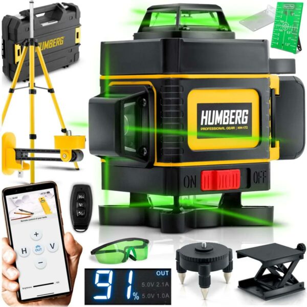 Laser în cruce + trepied HM-172 | Humberg