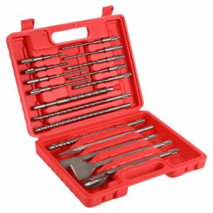 Set burghiu și dăltă SDS+, 17 buc | KD10068