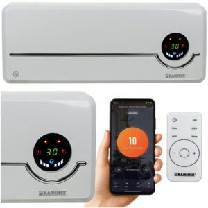 Incalzitor cu perdea de aer Airo Kaminer, 2000W, alb | Kaminer